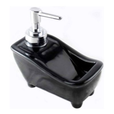 Black Ceramic Bathroom Dispenser