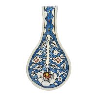 Light blue Ceramic Spoon Rest-Big